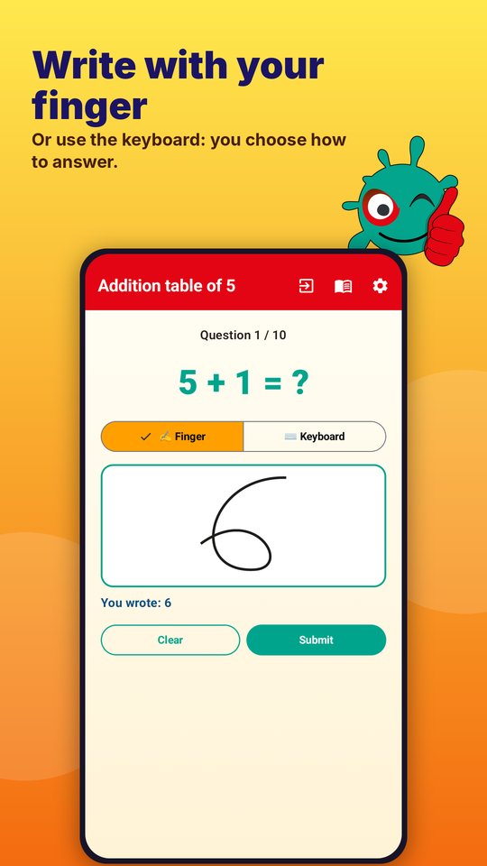 Addition Tables screenshot 4