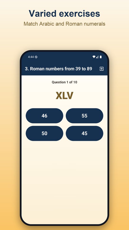 Roman Numerals - Learn screenshot 3