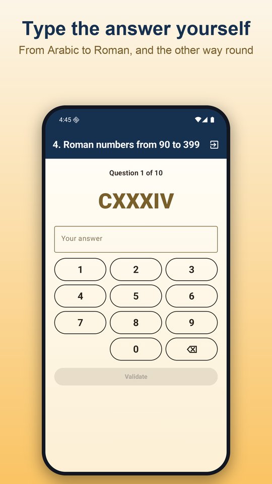 Roman Numerals - Learn screenshot 4