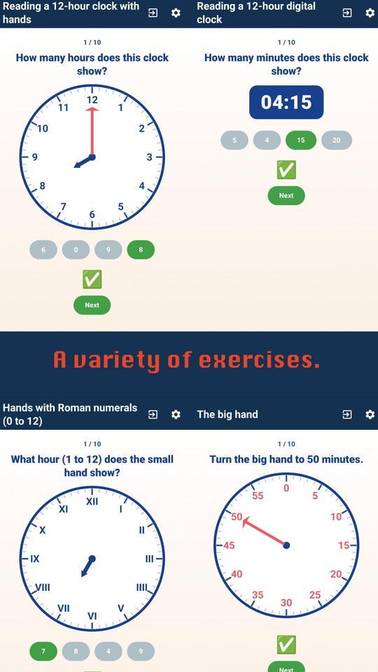Tell the Time - Learn screenshot 7