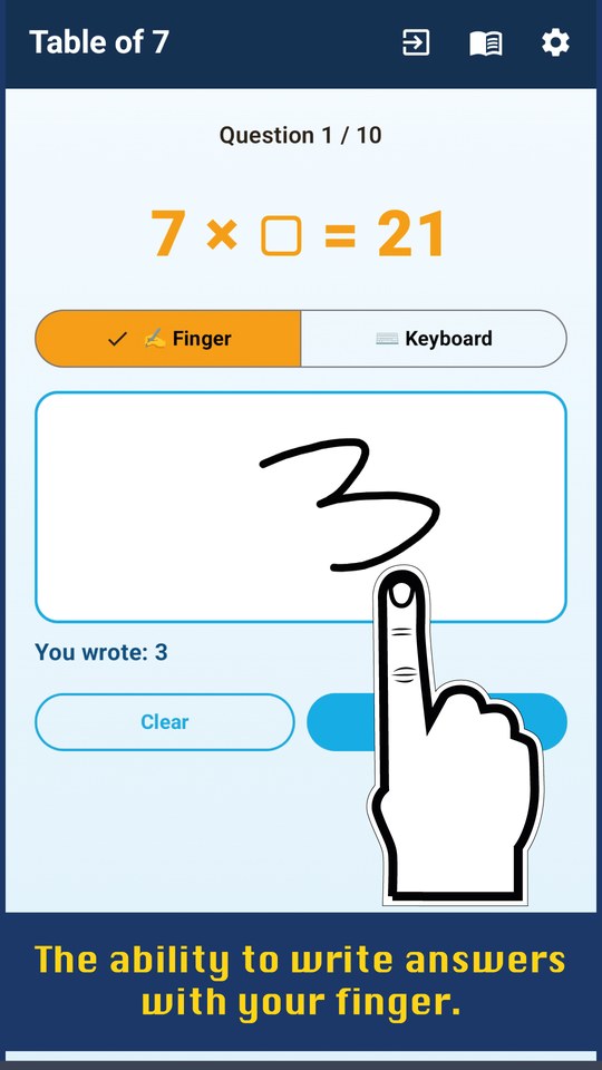 Multiplication Tables Games screenshot 1