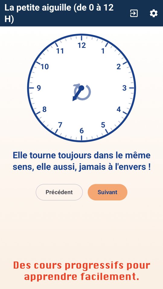 Capture d'écran 2 de Lire l'heure - Apprendre