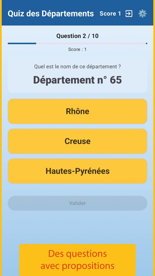 French Departments Quiz screenshot 4
