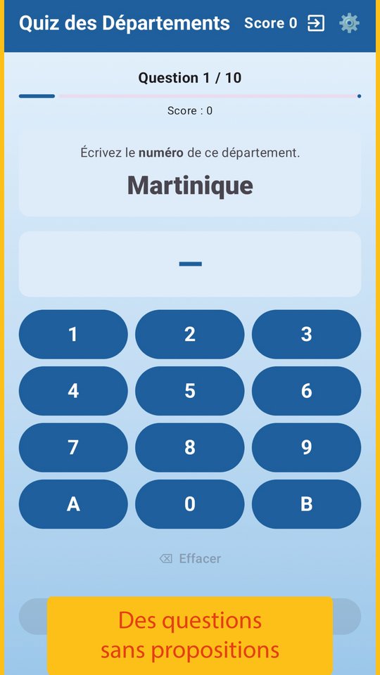 French Departments Quiz screenshot 5
