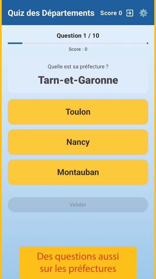 French Departments Quiz screenshot 6